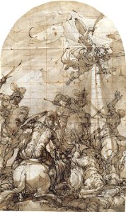 Giulio Benso - Battle Scene with the Appearance of the Angel of Victory - Google Art Project