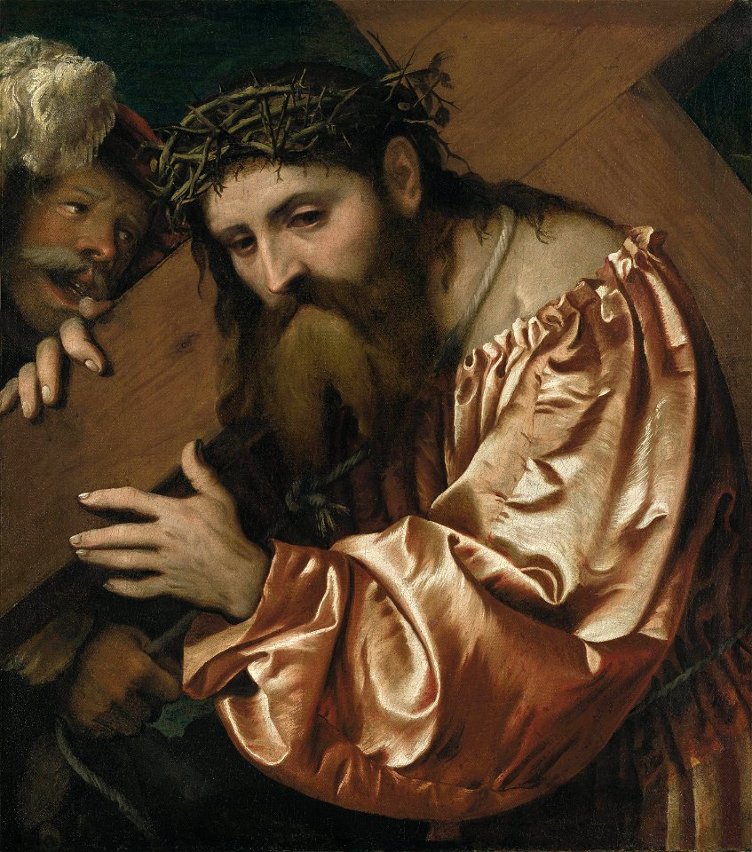 Girolamo Romanino - Christ carrying the Cross