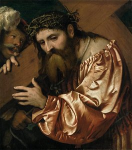 Girolamo Romanino - Christ carrying the Cross