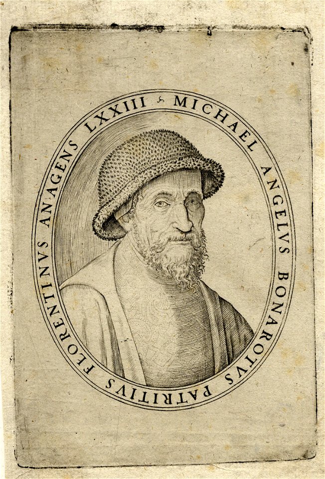 Giulio Bonasone Michelangelo Buonarroti 1548 ubs G 0883 II