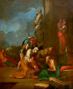 Giulio Carpioni - Nymphe Liriope bringt ihren Sohn Narcissus zu Tiresias - GG 1646 - Kunsthistorisches Museum