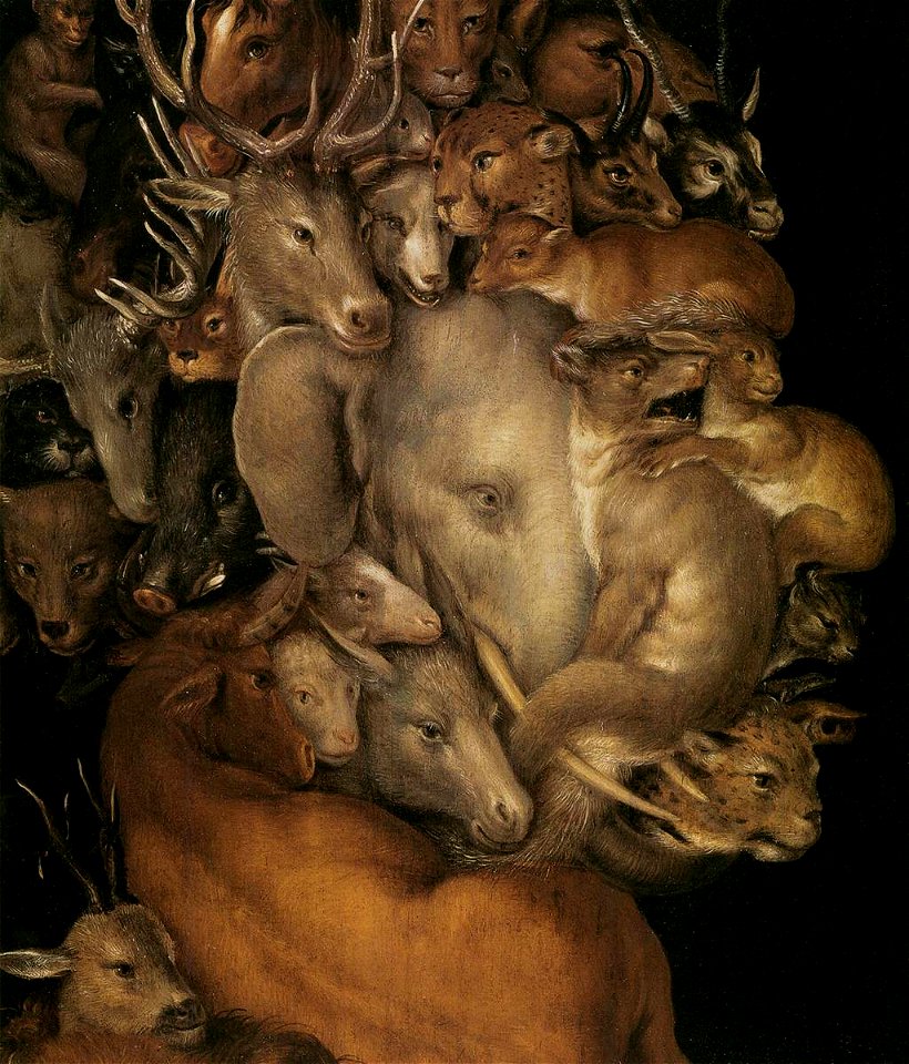 Giuseppe Arcimboldo - Earth (detail) - WGA0824
