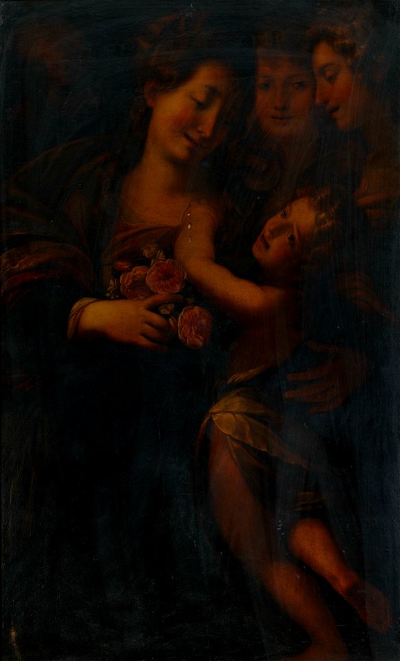 Giulio Cesare Procaccini (Bologna 1574-Milan 1625) - The Holy Family with Angels - RCIN 402738 - Royal Collection