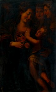 Giulio Cesare Procaccini (Bologna 1574-Milan 1625) - The Holy Family with Angels - RCIN 402738 - Royal Collection