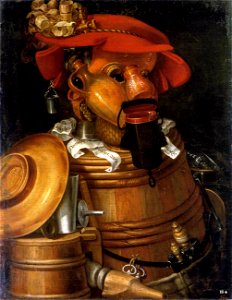 Giuseppe Arcimboldo - The Waiter - WGA0835. Free illustration for personal and commercial use.