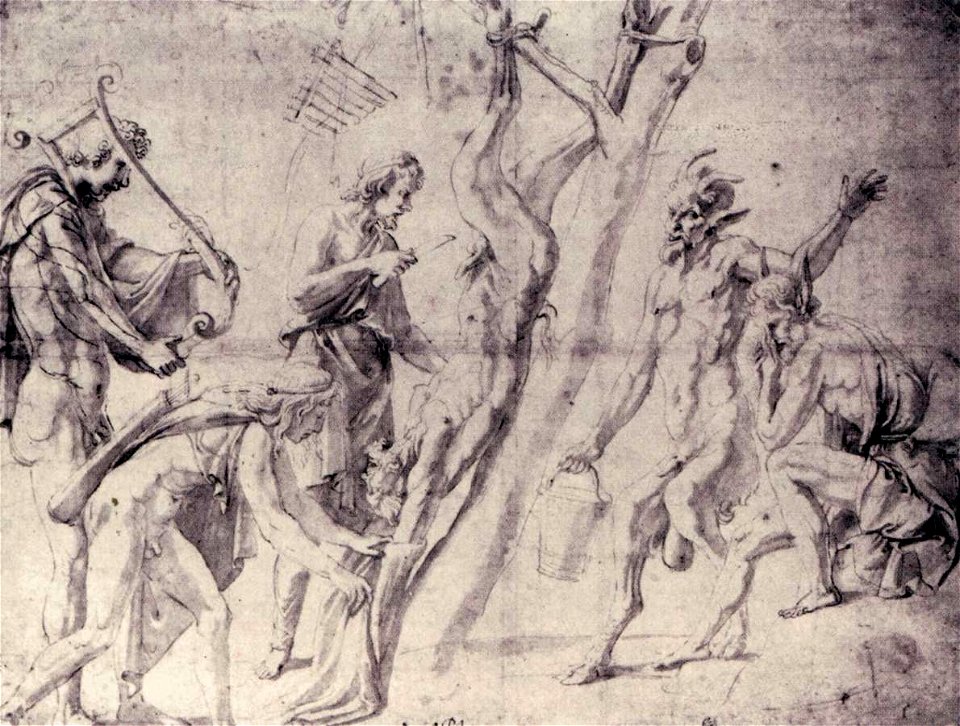 Giulio Romano - Flaying of Marsyas - WGA09622
