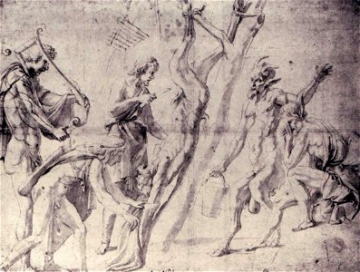 Giulio Romano - Flaying of Marsyas - WGA09622
