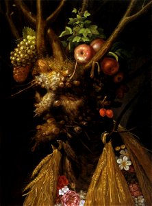 Giuseppe Arcimboldo - The Four Seasons in one Head - WGA00820. Free illustration for personal and commercial use.