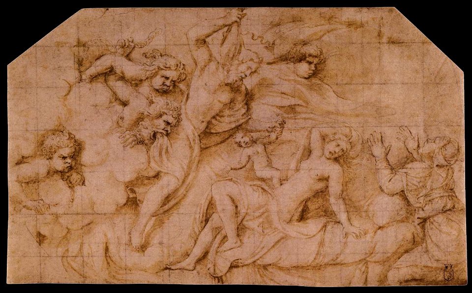 Giulio Romano - The Birth of Bacchus - WGA09621