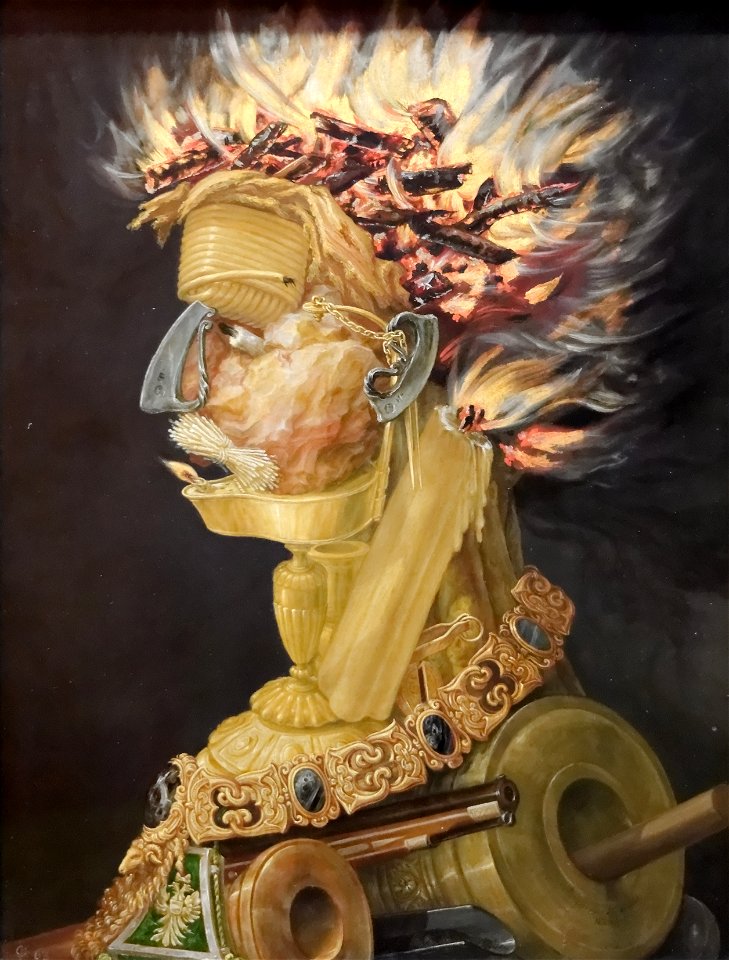 Giuseppe Arcimboldo Fire Kunsthistorisches Museum