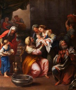 Giuseppe Bartolomeo Chiari (1654-1727) - The Birth of the Virgin - 436010.1 - National Trust