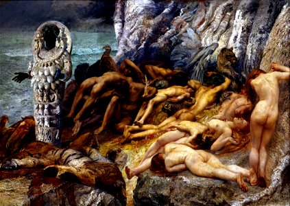 Giulio Aristide Sartorio Diana of Ephesus and the slaves