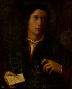 Giulio Campi (1502-72) - Portrait of a Young Man - RCIN 402618 - Royal Collection
