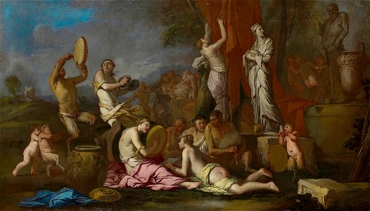 Giulio Carpioni (Venice 1613-Vicenza 1679) - A Bacchanal - RCIN 402616 - Royal Collection