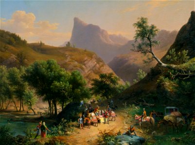 Giuseppe Bisi - Entführung der Tochter des Herzogs von Genf (^) durch Thomas von Savoyen - 7908 - Kunsthistorisches Museum