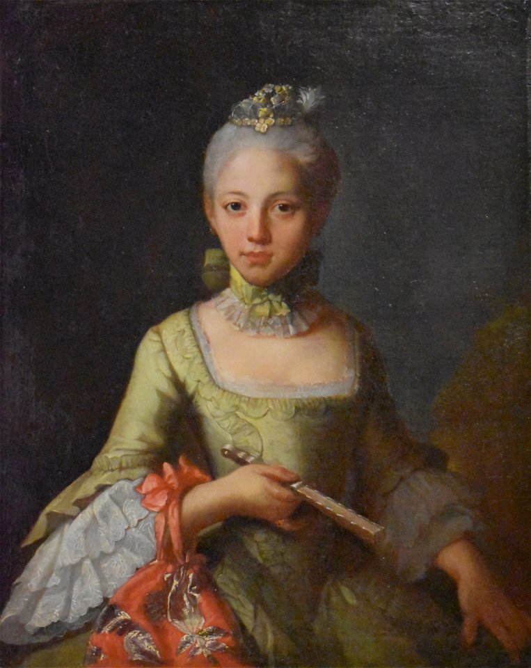 Giuseppe Bonito - Portrait de jeune fille 02