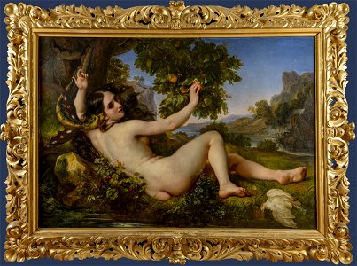 Giuseppe Bezzuoli - Eve tempted by the snake, 1855