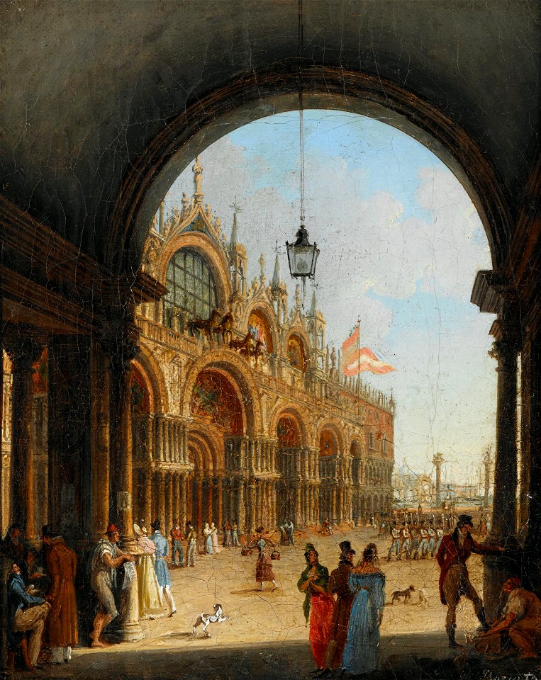 Giuseppe Borsato Piazzetta di San Marco