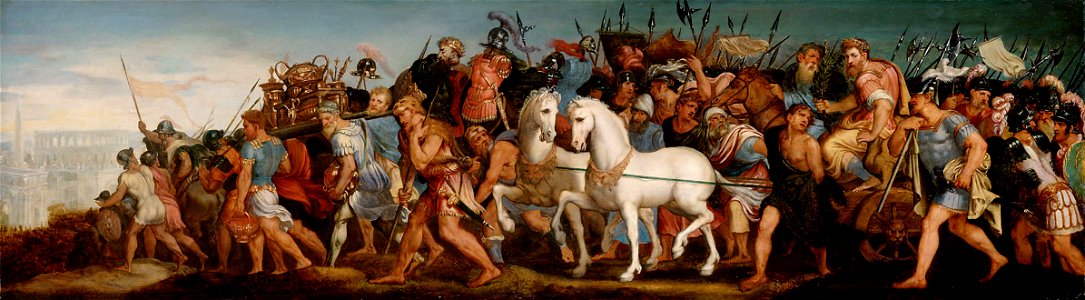 Giulio Licinio - Römischer Triumphzug - GG 149 - Kunsthistorisches Museum