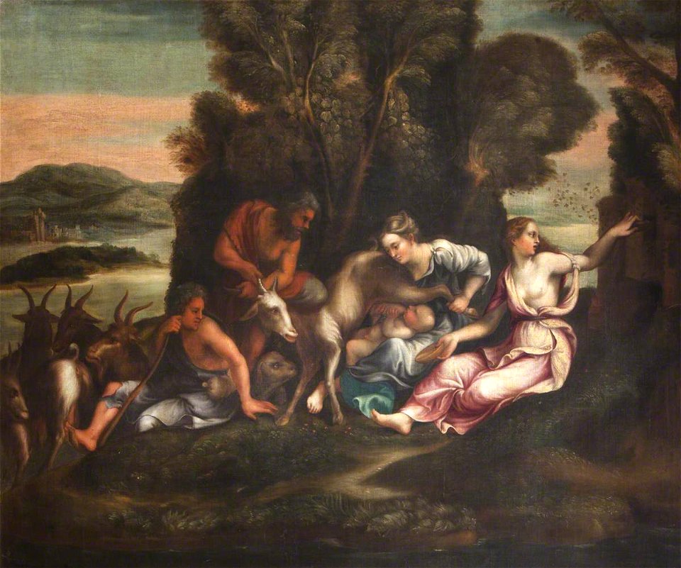 Giulio Romano (c.1499-1546) (after) - Nurture of Jupiter - 355583 - National Trust