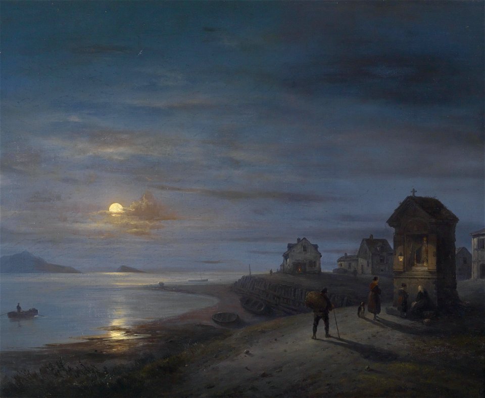 Giuseppe Canella Küstenlandschaft 1840
