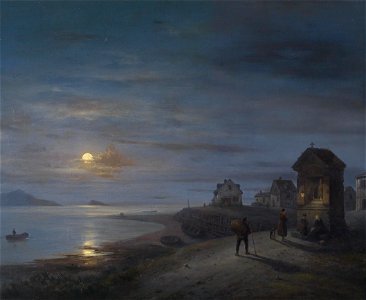Giuseppe Canella Küstenlandschaft 1840