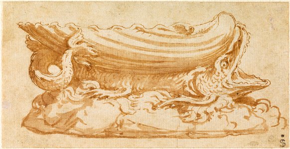 Giulio Romano - Design for a Saltcellar - Google Art Project
