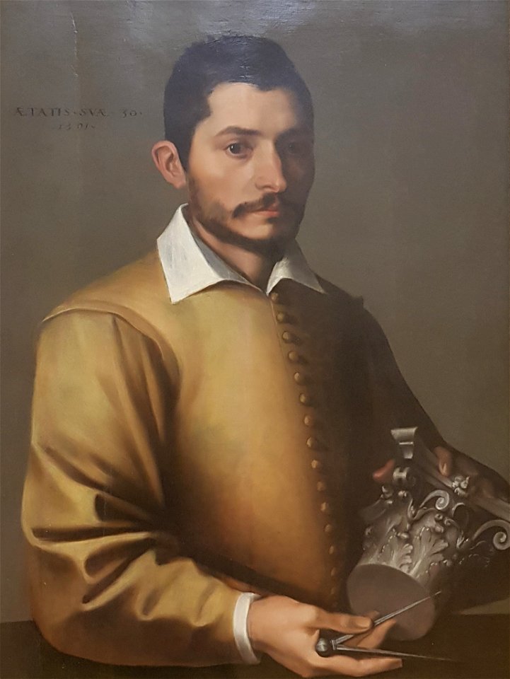 Giuseppe cesari (le cavalier d'arpin) - portrait d'un architecte - 1591