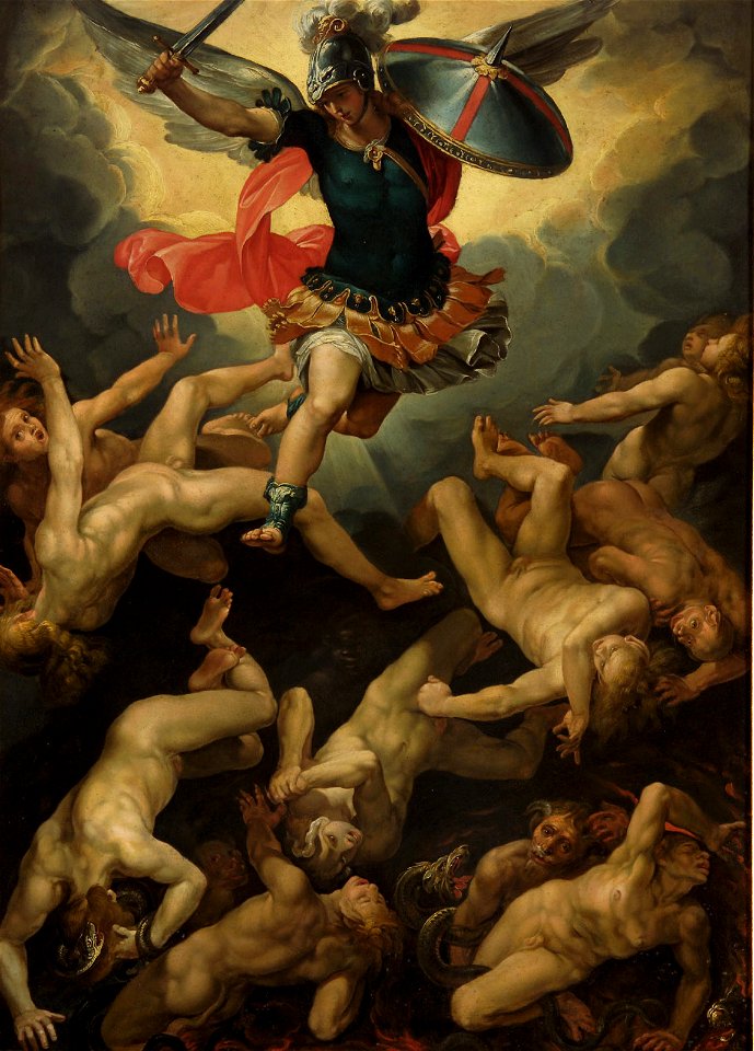 Giuseppe Cesari, gen. Cavaliere d’ Arpino - Engelssturz - GG 3580 - Kunsthistorisches Museum