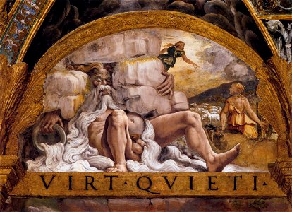 Giulio Romano - Psyche's Second Task (River Deity) - WGA09570