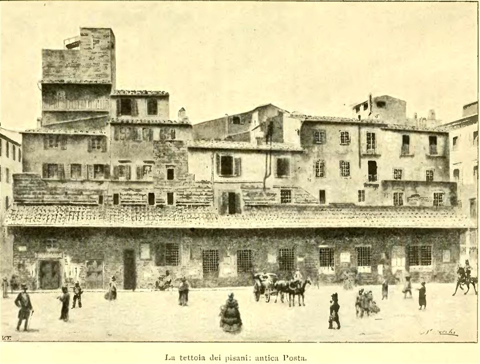 Giuseppe Conti Firenze vecchia, Firenze 1899 (page 423 crop)