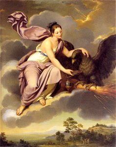 Giuseppe Craffonara - Hebe tränkt den Adler Jupiters