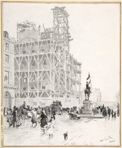 Giuseppe de Nittis, Place des Pyramides, Paris, ca. 1883