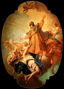 Giuseppe Angeli - St Roch in Glory - WGA00439