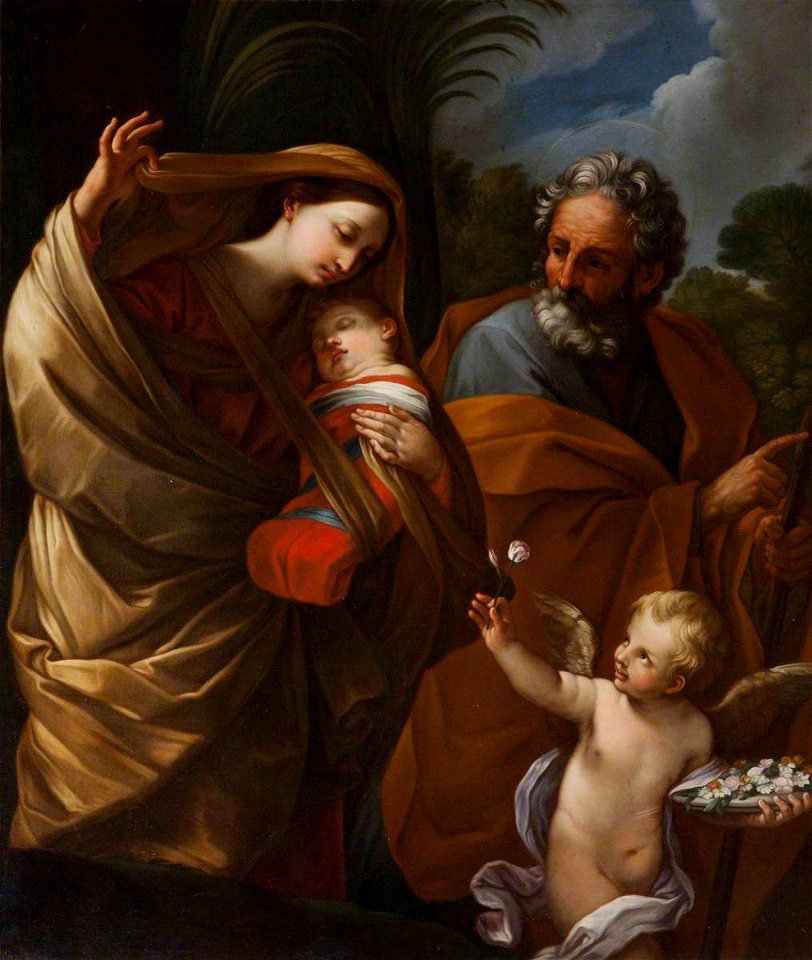 Giuseppe Bartolomeo Chiari (1654-1727) (possibly) - The Flight into Egypt (after Guido Reni) - 108838 - National Trust