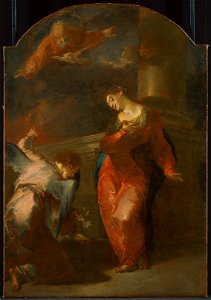 Giuseppe Bazzani, , Kunsthistorisches Museum Wien, Gemäldegalerie - Verkündigung Mariae - GG 6774 - Kunsthistorisches Museum
