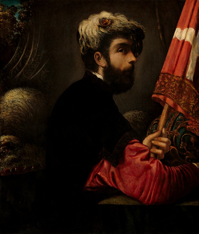 Giuseppe Caletti (Attr.) - Portrait of a man as St George