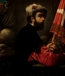 Giuseppe Caletti (Attr.) - Portrait of a man as St George