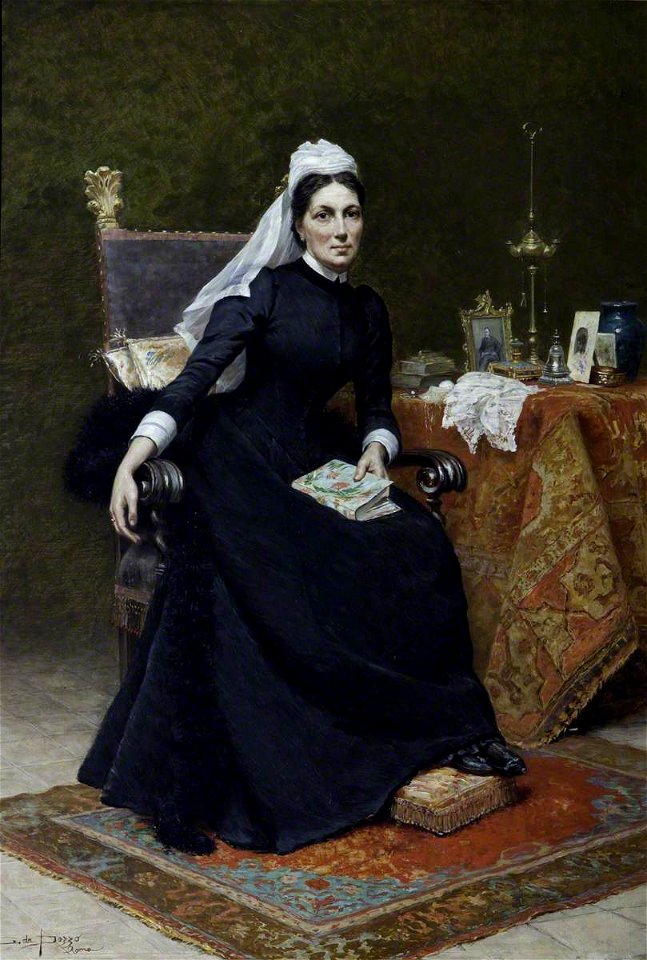 Giuseppe da Pozzo (1844-1919) - Christina Cameron Campbell (c.1848–1919), Mrs Henry Spencer Cameron-Lucy - 533859 - National Trust