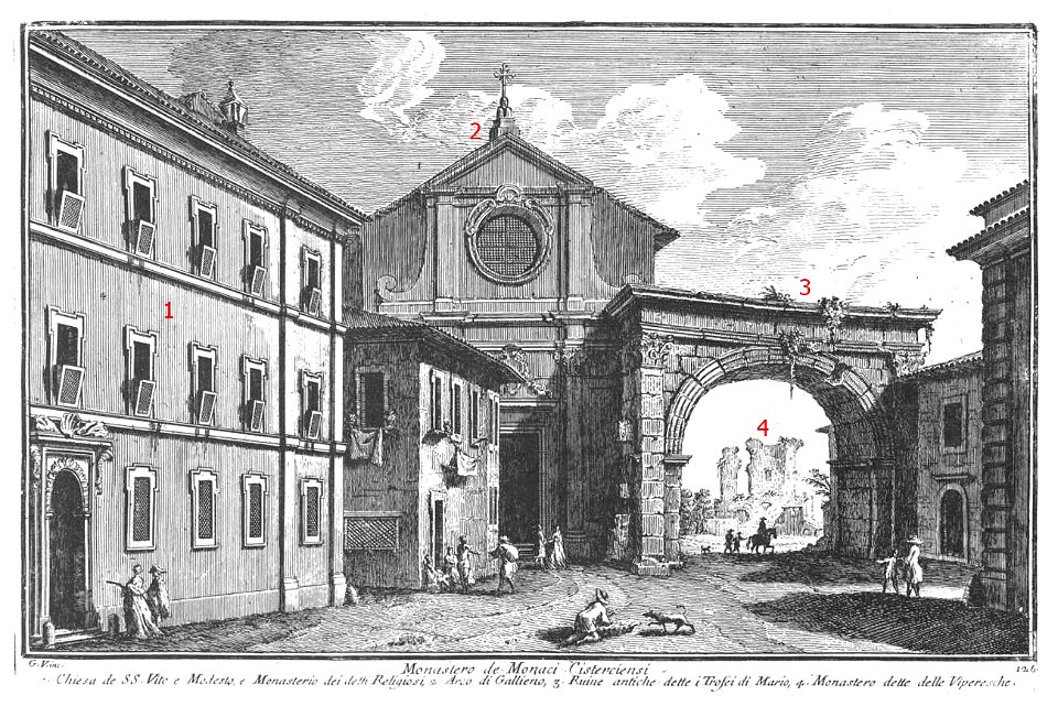 Giuseppe Vasi Santi Vito e Modesto