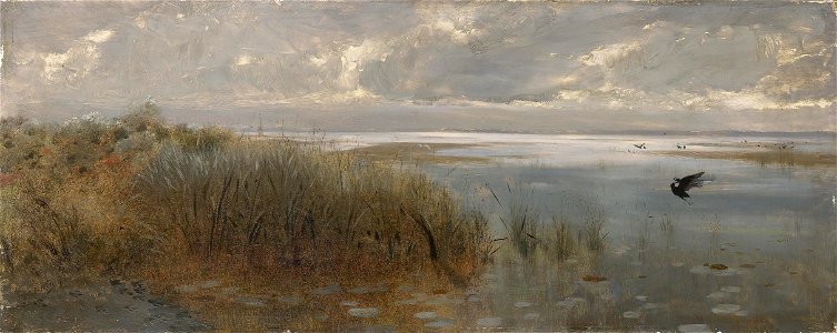 Giuseppe de Nittis Seelandschaft in der Umgebung von Neapel c1866