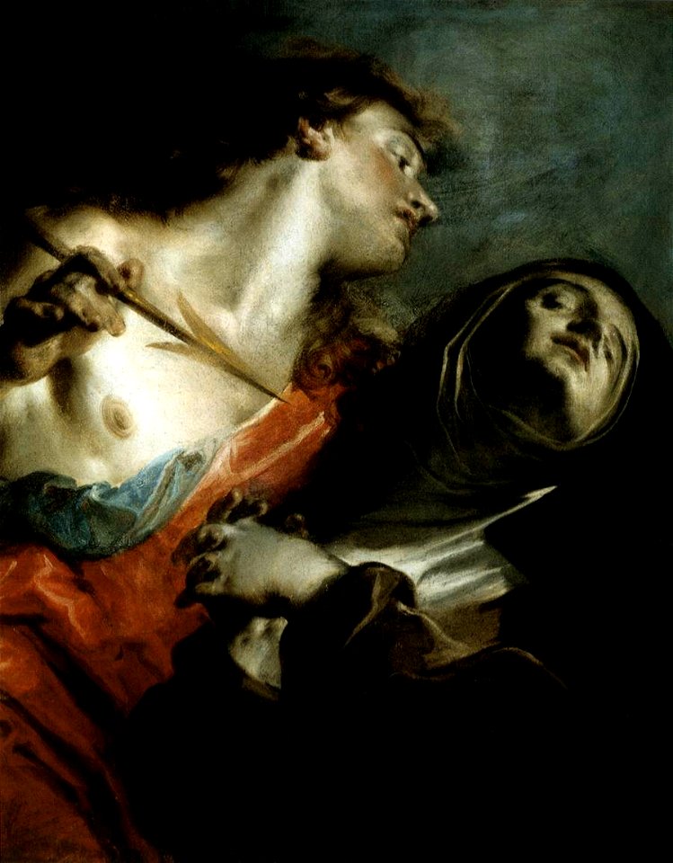 Giuseppe Bazzani - The Ecstasy of St Therese - WGA01527