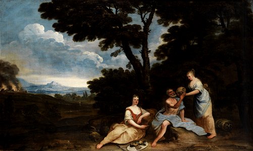 Giuseppe Zola Lot und seine Töchter