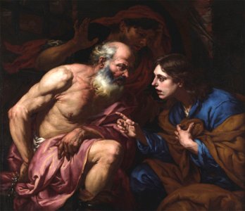 Giuseppe interpreta i sogni in prigione - Langetti