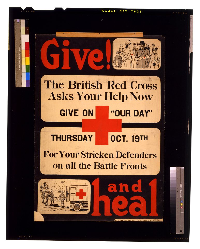 Give! and heal - W.S. Johnston & Co'y, Limited, Toronto. LCCN2005691256