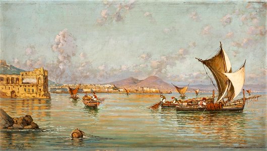 Giuseppe Carelli Bucht von Neapel