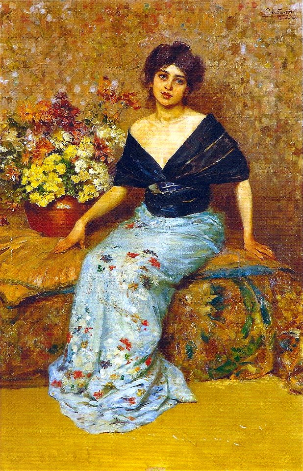 Giuseppe De Sanctis - Cortesã 1898