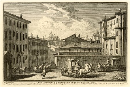 Giuseppe Vasi – Chiesa e Monastero di Santa Maria dei Sette Dolori delle Religiose Oblate