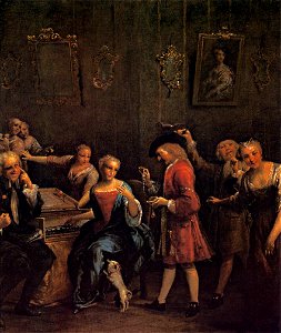 Giuseppe Maria Crespi - The Courted Singer - WGA5773