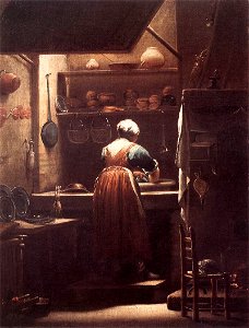 Giuseppe Maria Crespi - The Scullery Maid - WGA5770